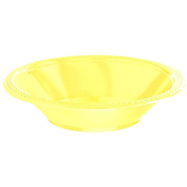 12oz Light Yellow Plastic Cup – 20CT