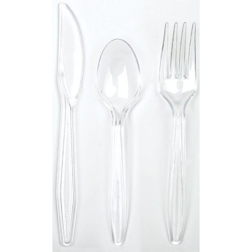 Clear Cutlery Set - Value Pack