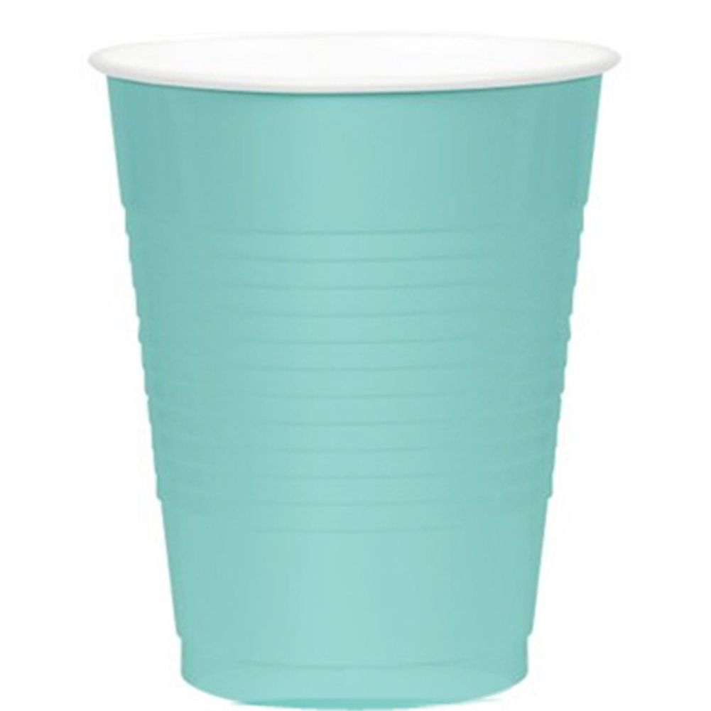 Robins Egg Blue 12 oz Plastic Cups (50ct)