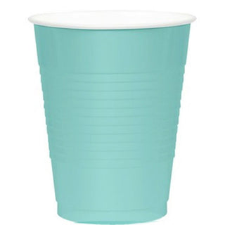 Robins Egg Blue 12 oz Plastic Cups (50ct)