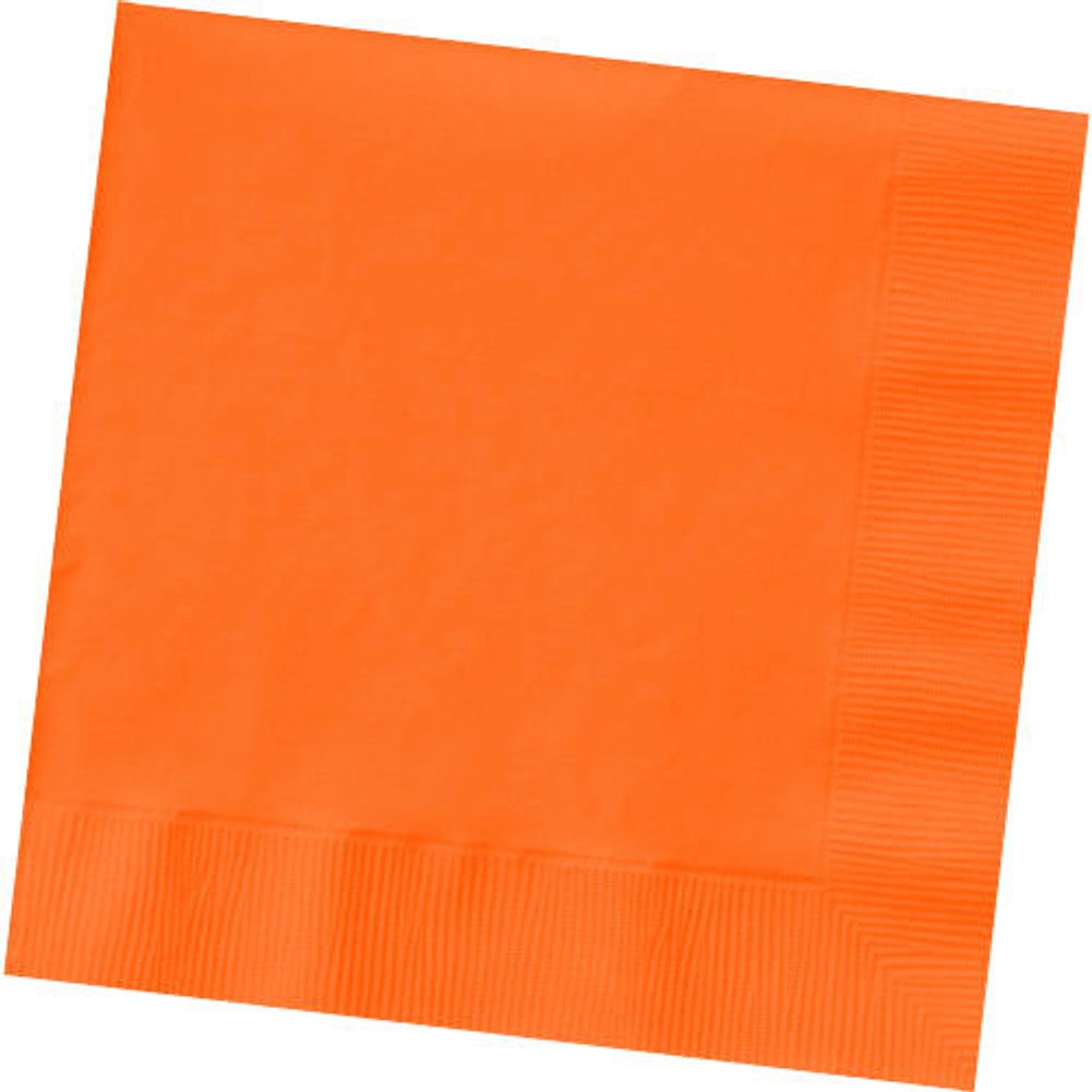 Orange Peel 2-Ply Beverage Napkins (100ct)