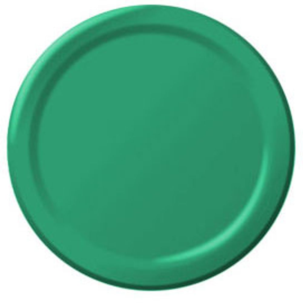 Festive Green Paper Dessert Plates (50ct)