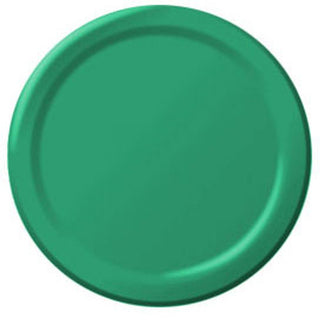 Festive Green Paper Dessert Plates (50ct)