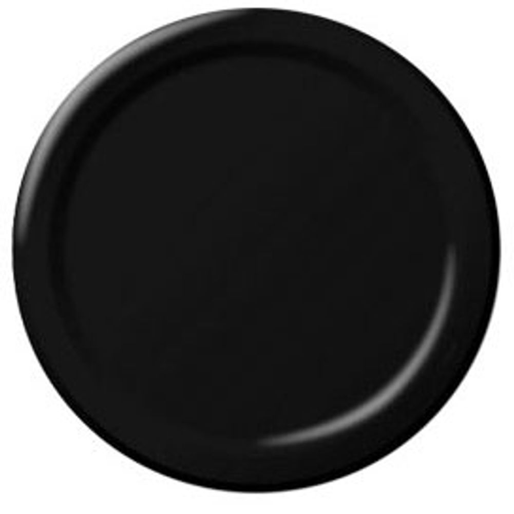 Jet Black Paper Dessert Plates (50ct)