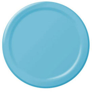 Caribbean Blue Dinner Paper Plates (50ct)