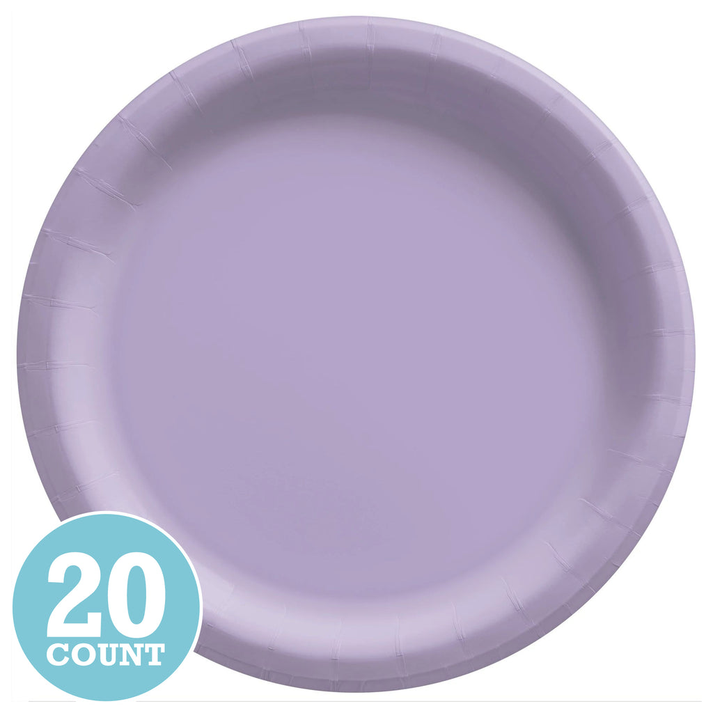 Lavender Paper Banquet Plates (20ct)