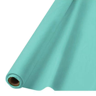 Robins Egg Blue Plastic Table Roll 40