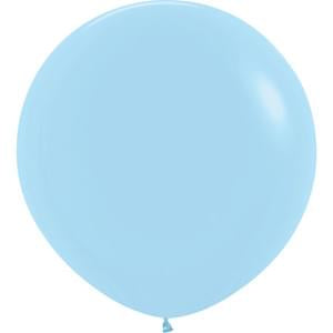 Sempertex 3' Pastel Matte Blue Latex Balloons (10ct)