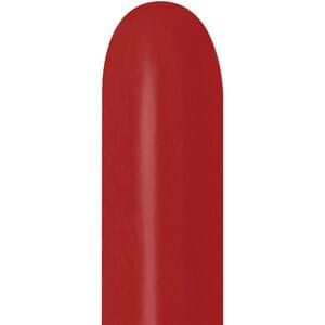 Sempertex 260 Deluxe Imperial Red Latex Balloons (50ct)