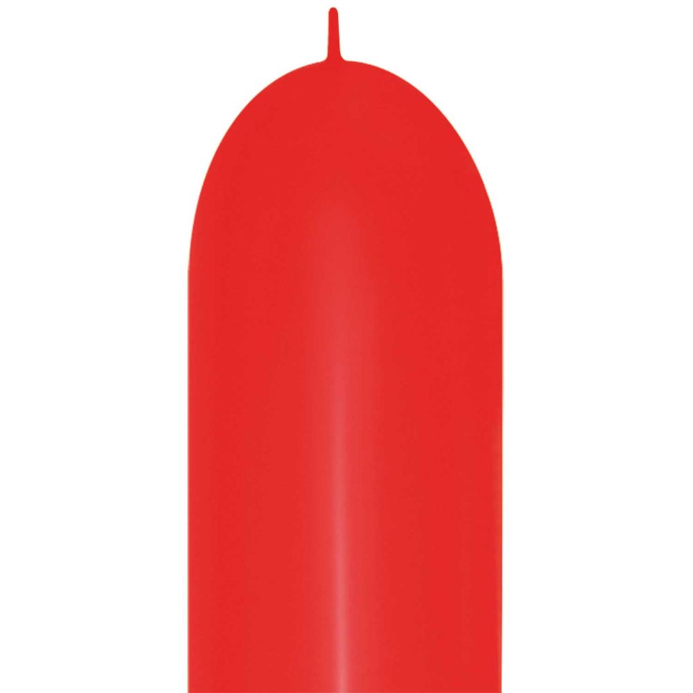 Sempertex 660 Fashion Red Link-O-Loon Latex Balloons (50ct)