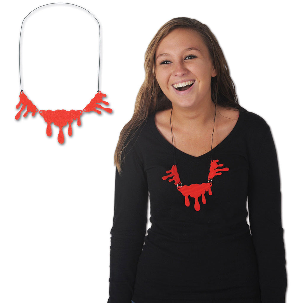 Dripping Blood Necklace