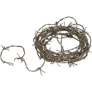 Rusty Barbed Wire Garland (1 ct)