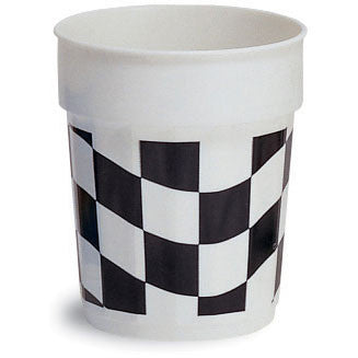 Black and White Check 16oz Favor Cup