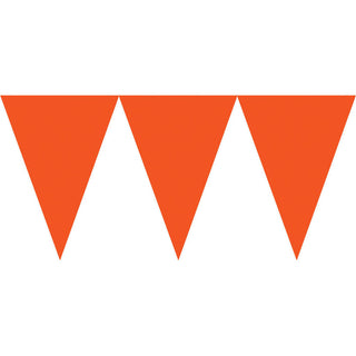 15' Orange Peel Pennant Banner