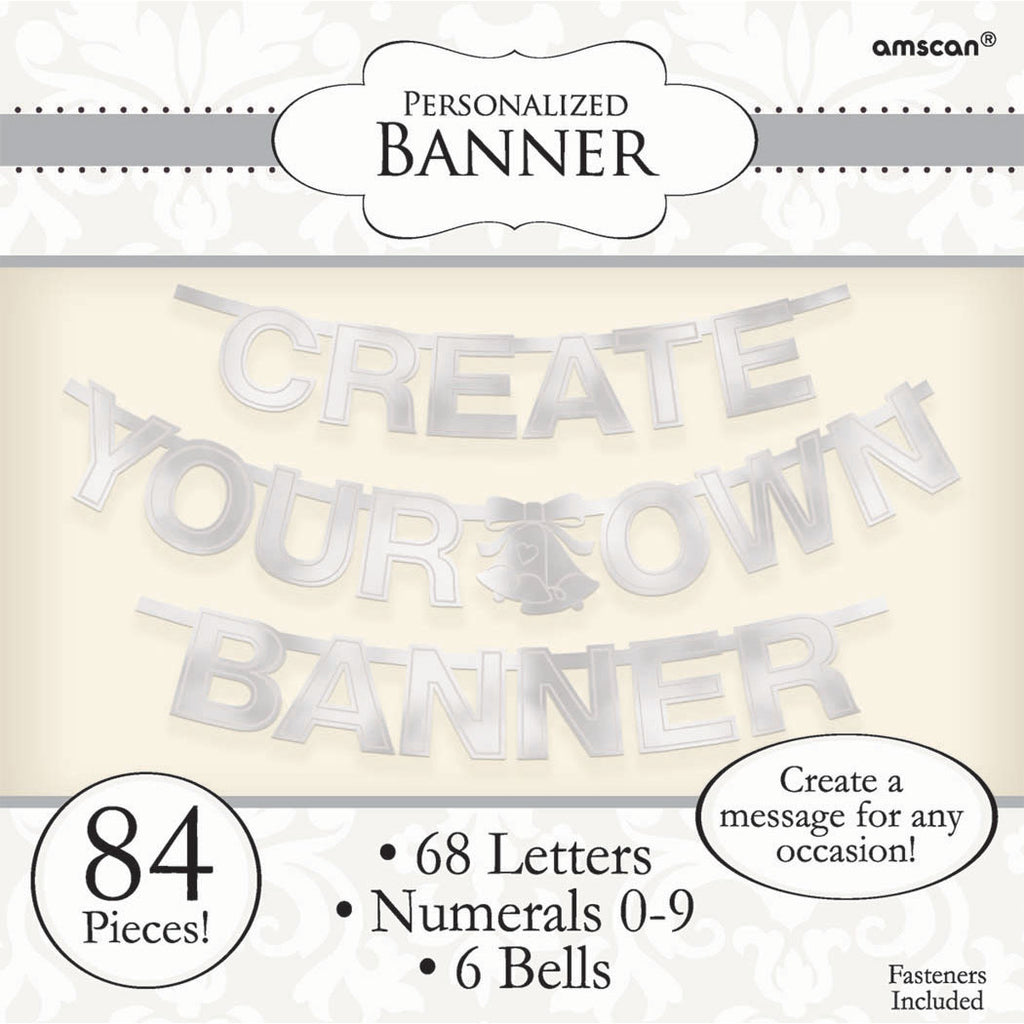 Silver Create Your Own Banner Kit