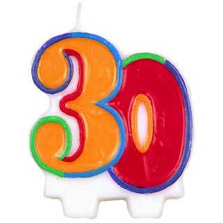30 Numeral Candle