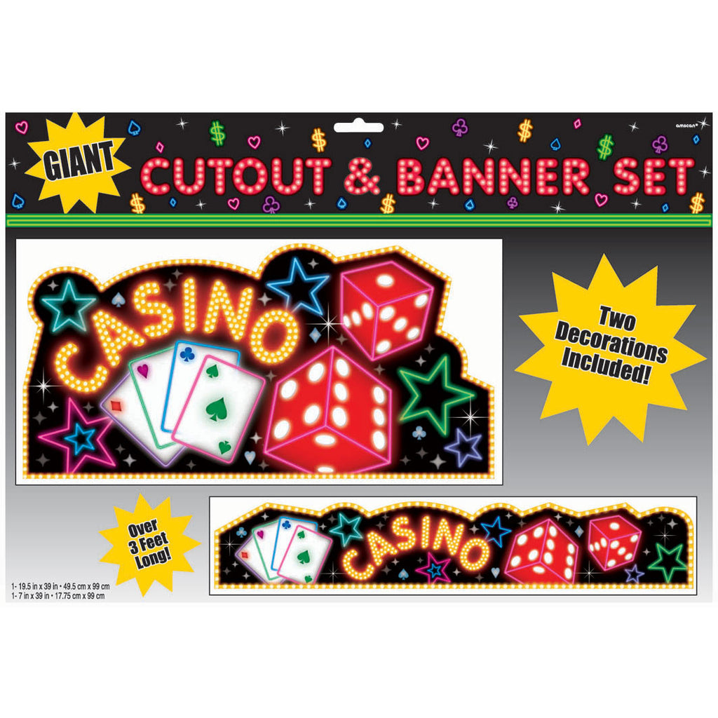 Casino Cutout and Banner