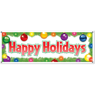 Happy Holidays Sign Banner