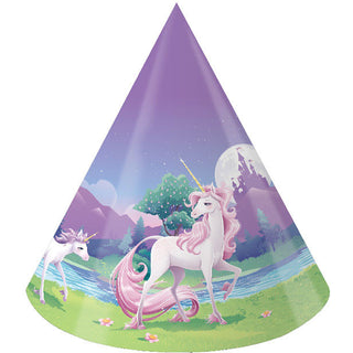 Unicorn Fantasy Paper Party Hats, Child Size