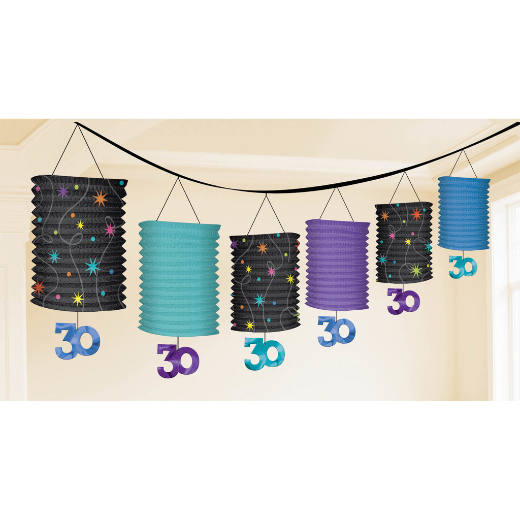 Celebrate 30 Lantern Garland