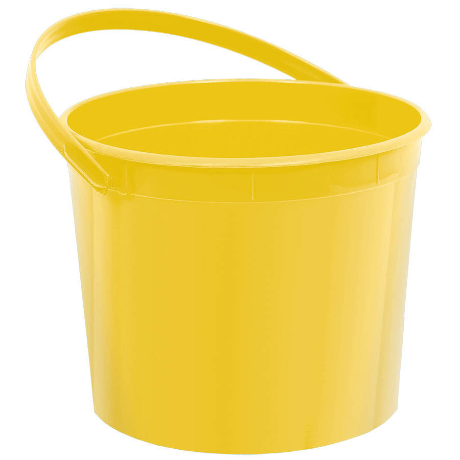 Sunshine Yellow Plastic Bucket