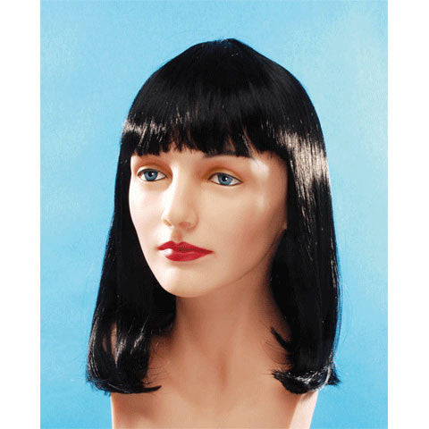 Cheerleader Wig-Black