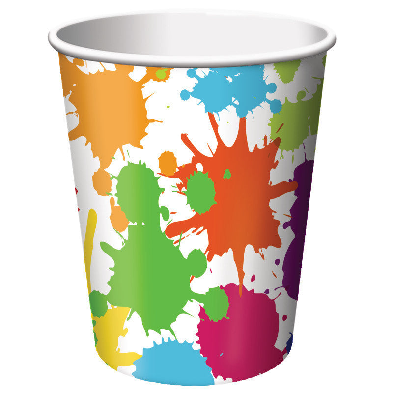 Art Party 9oz Paper Cups (8ct)