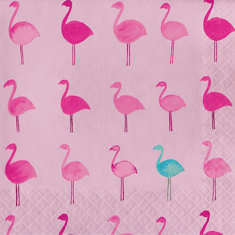 Tropical Flamingo Luncheon Napkins (16 ct)