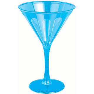 Blue Martini Glass