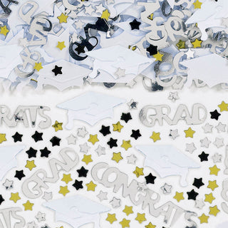 White Congrats Grad Confetti