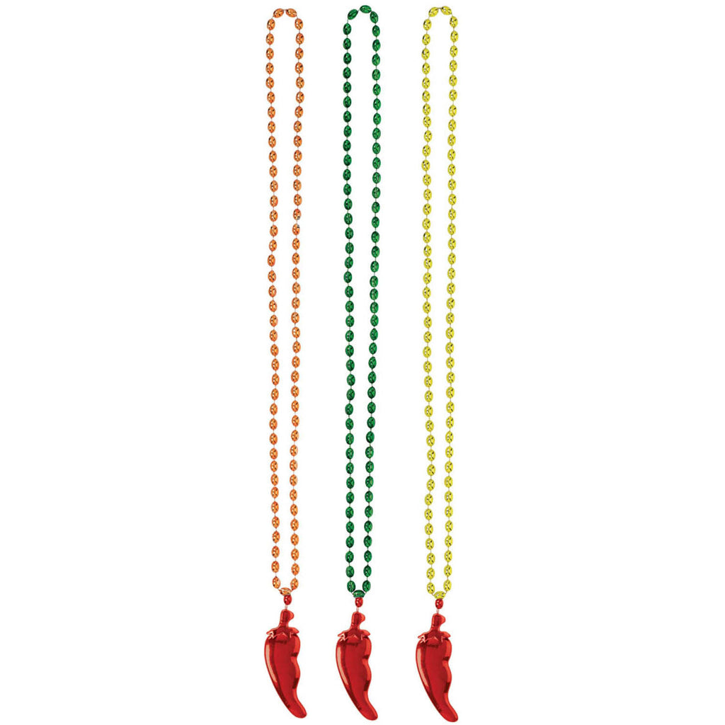 Beads With Chili Pepper