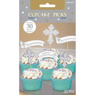 Communion Cupcake Picks (30ct)