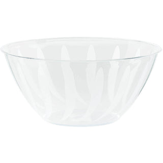 5 qt. Swirl Plastic Bowl - Black