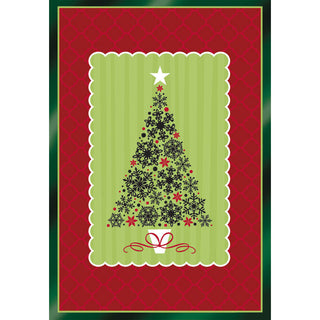 Snowflake Tree Greeting Cards (18ct)