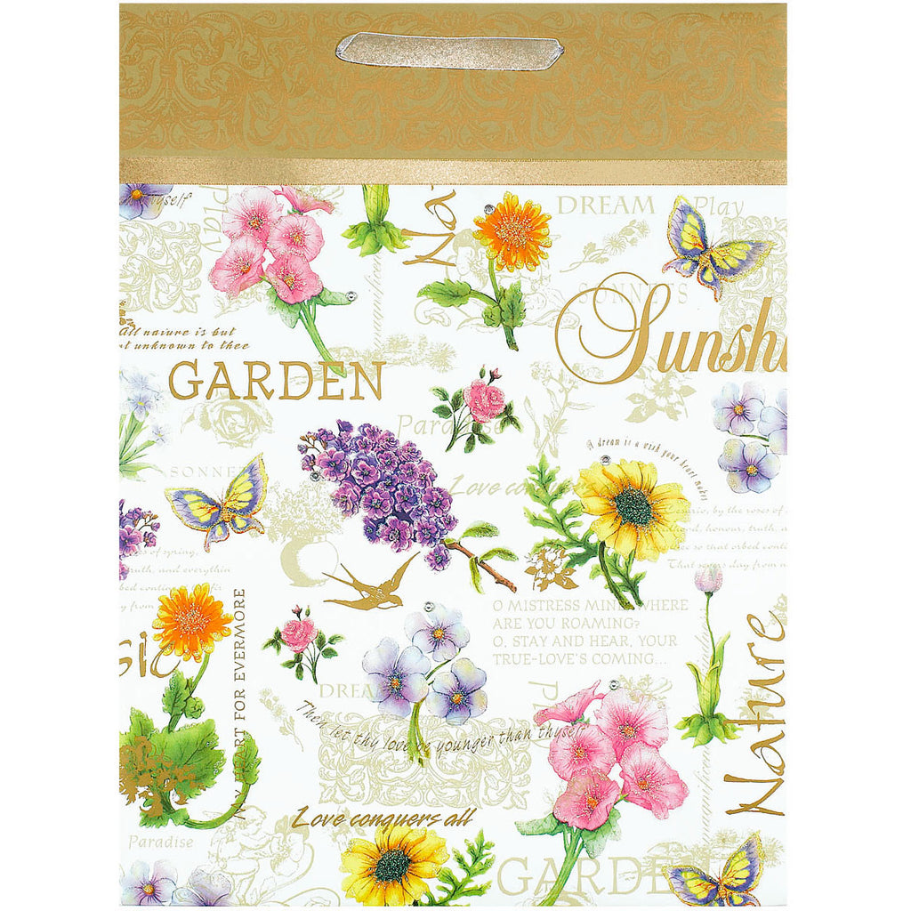 Classic Flowers Gift Bag