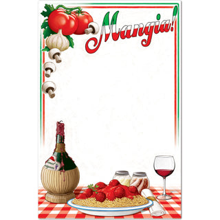 Italian Menu Border Cutout