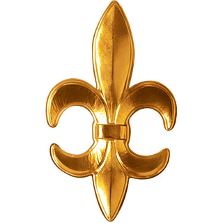 Gold Plastic Fleur De Lis