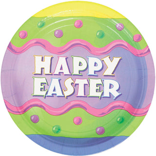 Happy Easter Egg Dinner Plates (8ct)