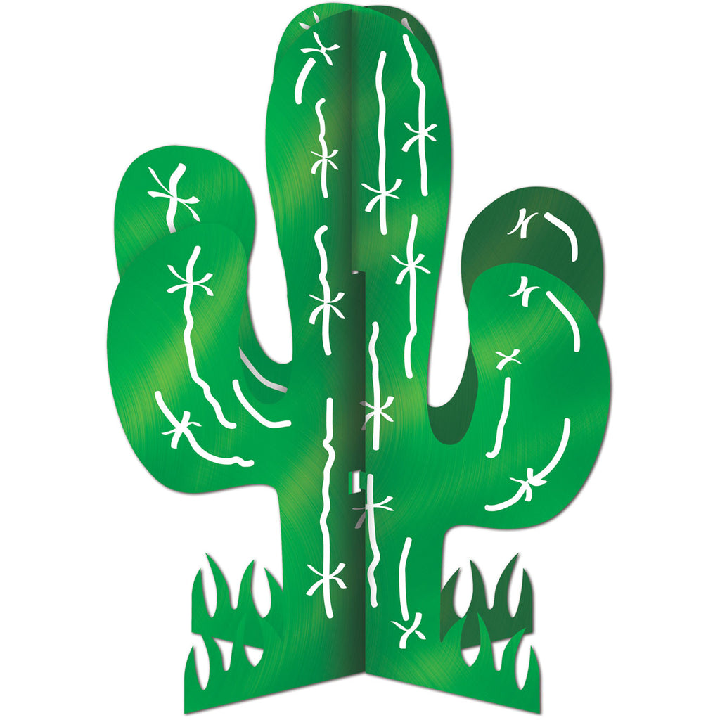 3D Cactus Centerpiece