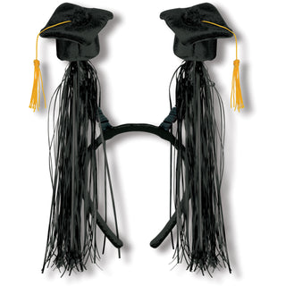 Grad Cap w/Fringe Boppers