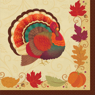 Thanksgiving Holiday Beverage Napkins (36ct)