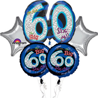 Oh No The Big 60 Bouquet of Balloons (5pc)