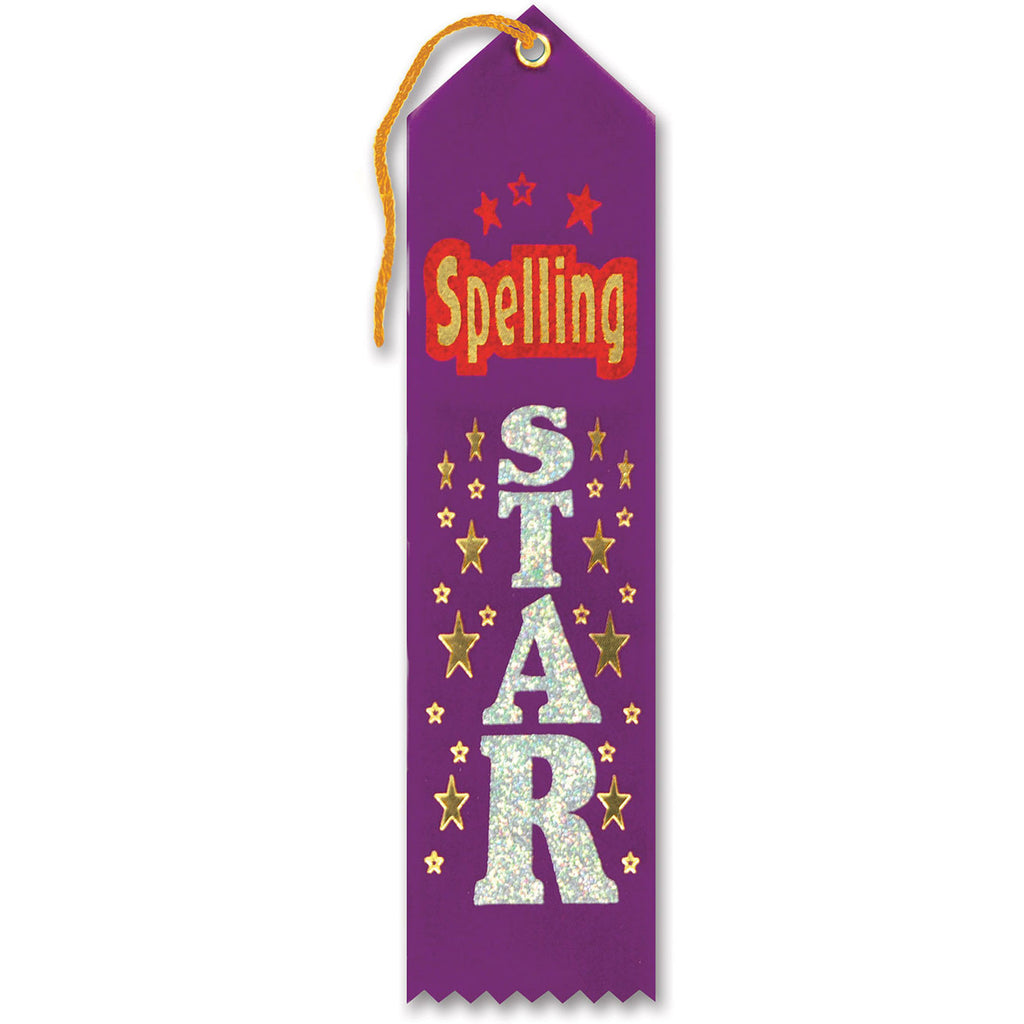 Spelling Star Award Ribbon