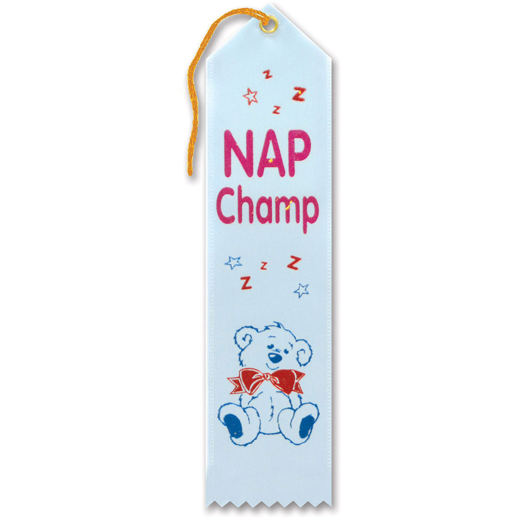 Nap Champ Award Ribbon