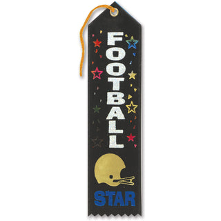 Football Star Award Ribbon