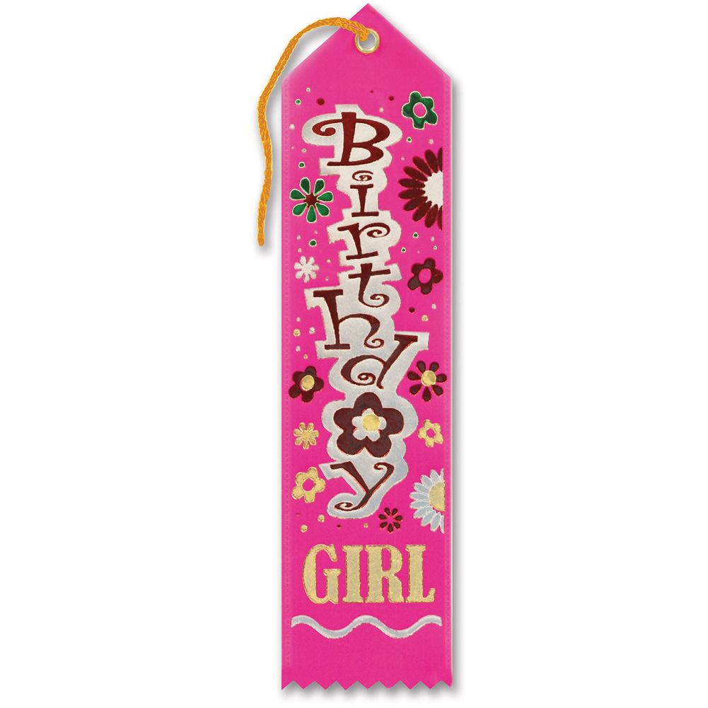 Birthday Girl Award Ribbon