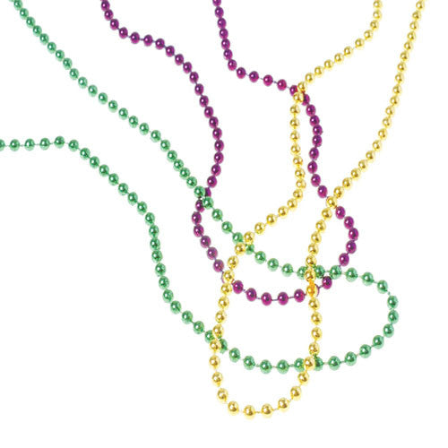 Mardi Gras Beaded Necklaces