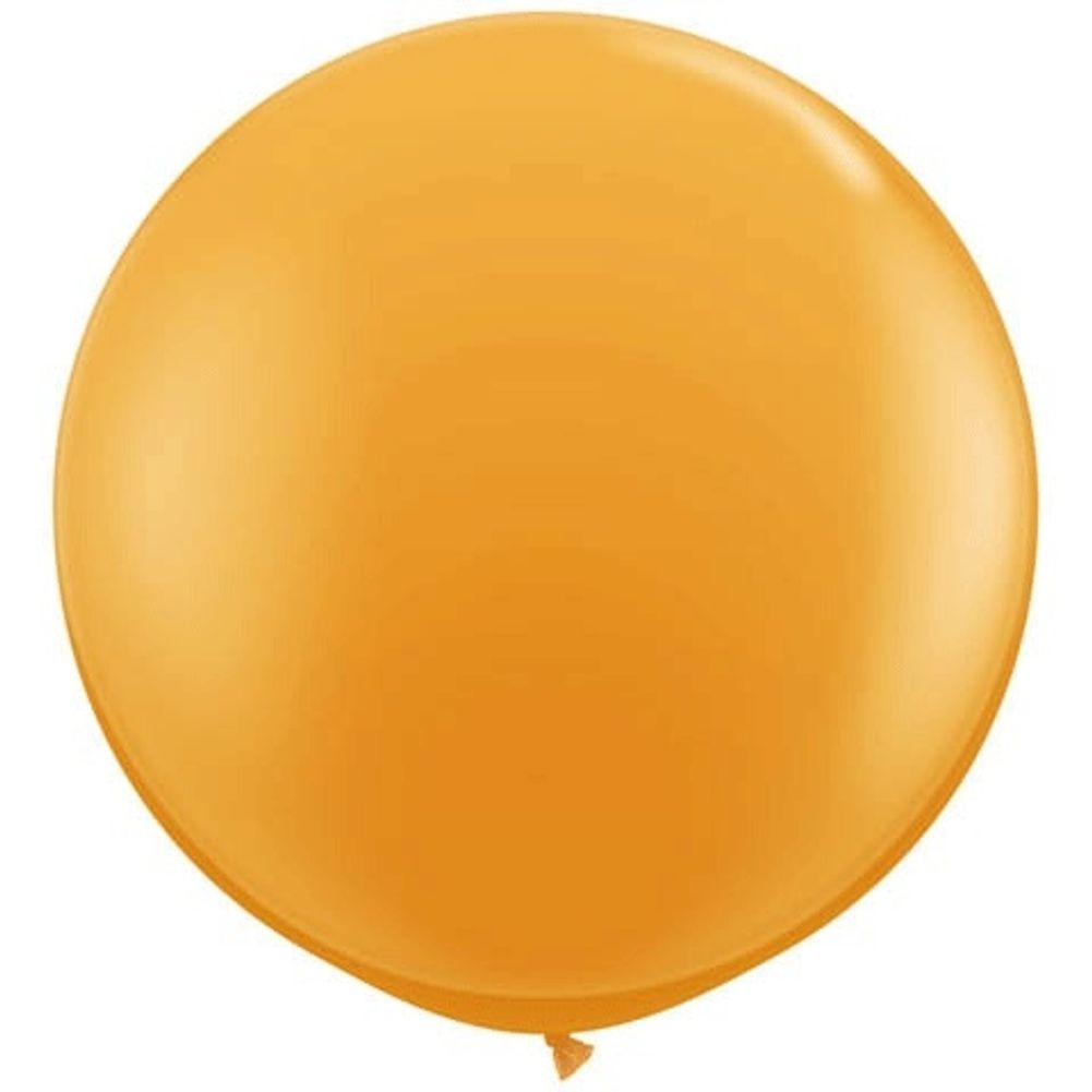 Qualatex 3' Orange Latex Balloons (2ct)